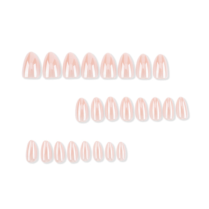 Nail extensions with elegant gloss finish Bowlift