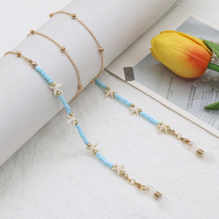 Beach-Inspired Beaded Eyewear Chain Bowlift