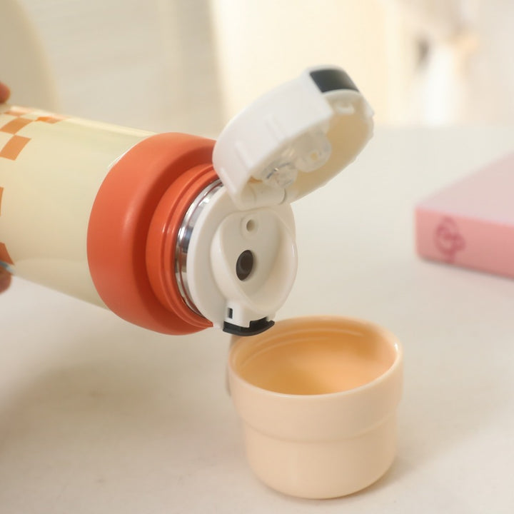 Unisex Thermos Bottle with Animal Design Bowlift
