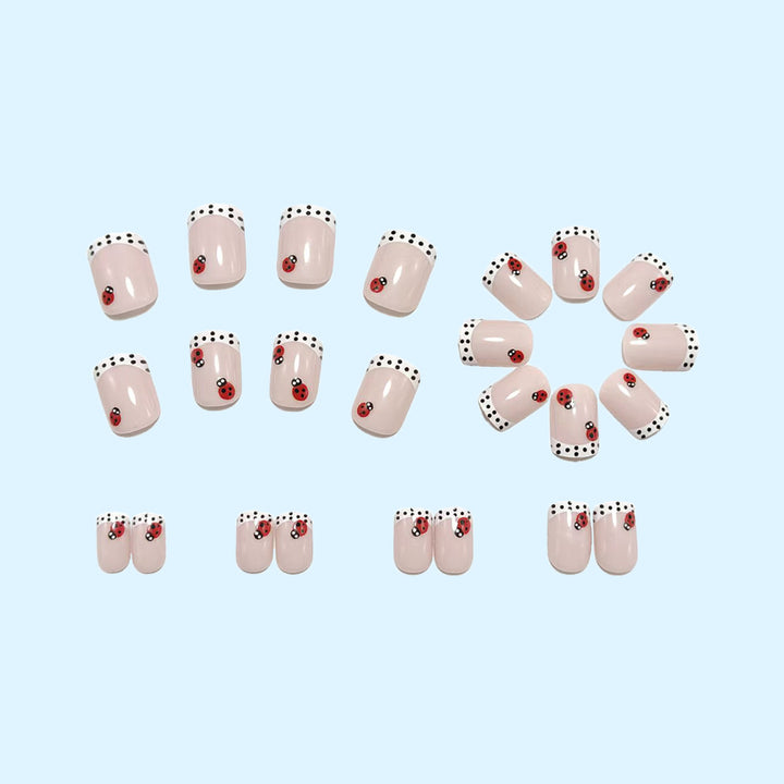 Nail art with cute ladybug designs Bowlift