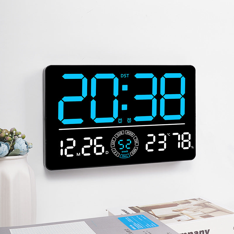 Digital Multifunction Alarm Clock with Hygrometer and Temperature Display Bowlift