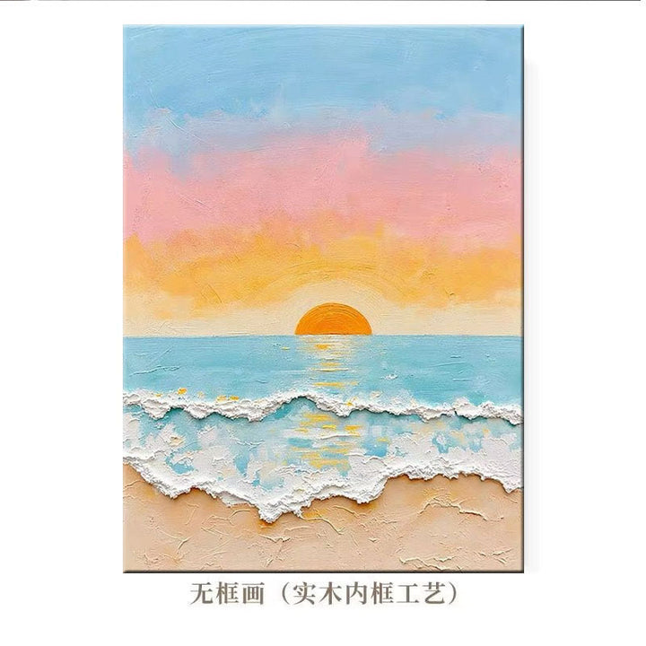 Impressionistic Seascape Canvas Art