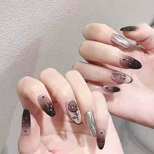 Elegant and artistic ombre nail art Bowlift