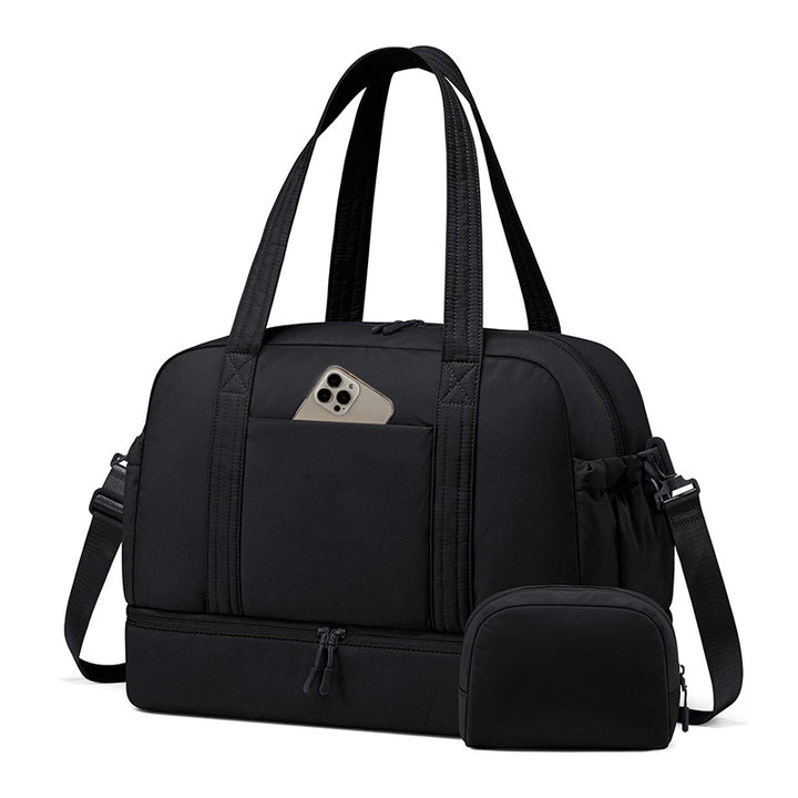 Multi-functional Sports Bag with Separate Cosmetic Pouch Bowlift