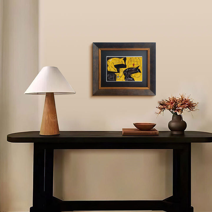 contemporary abstract framed art