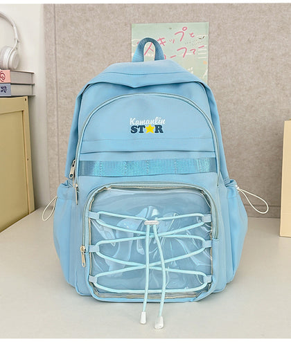 Transparent Front School Backpack