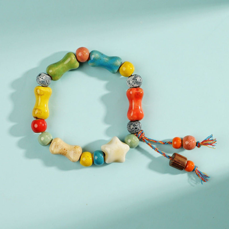 Heart-Shaped Beaded Bracelet Bowlift