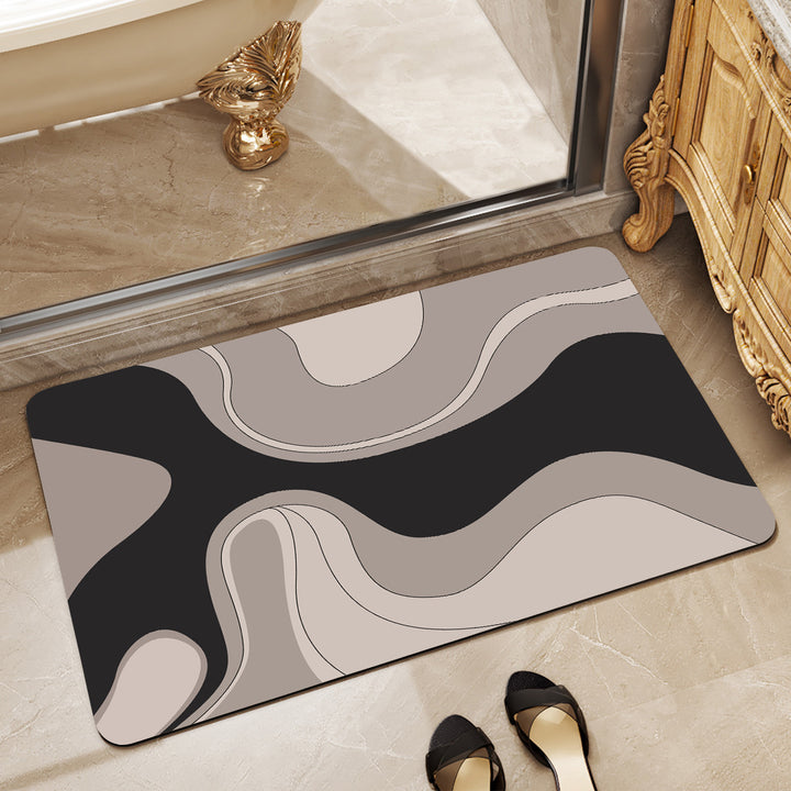 Modern Abstract Bath Mat Bowlift