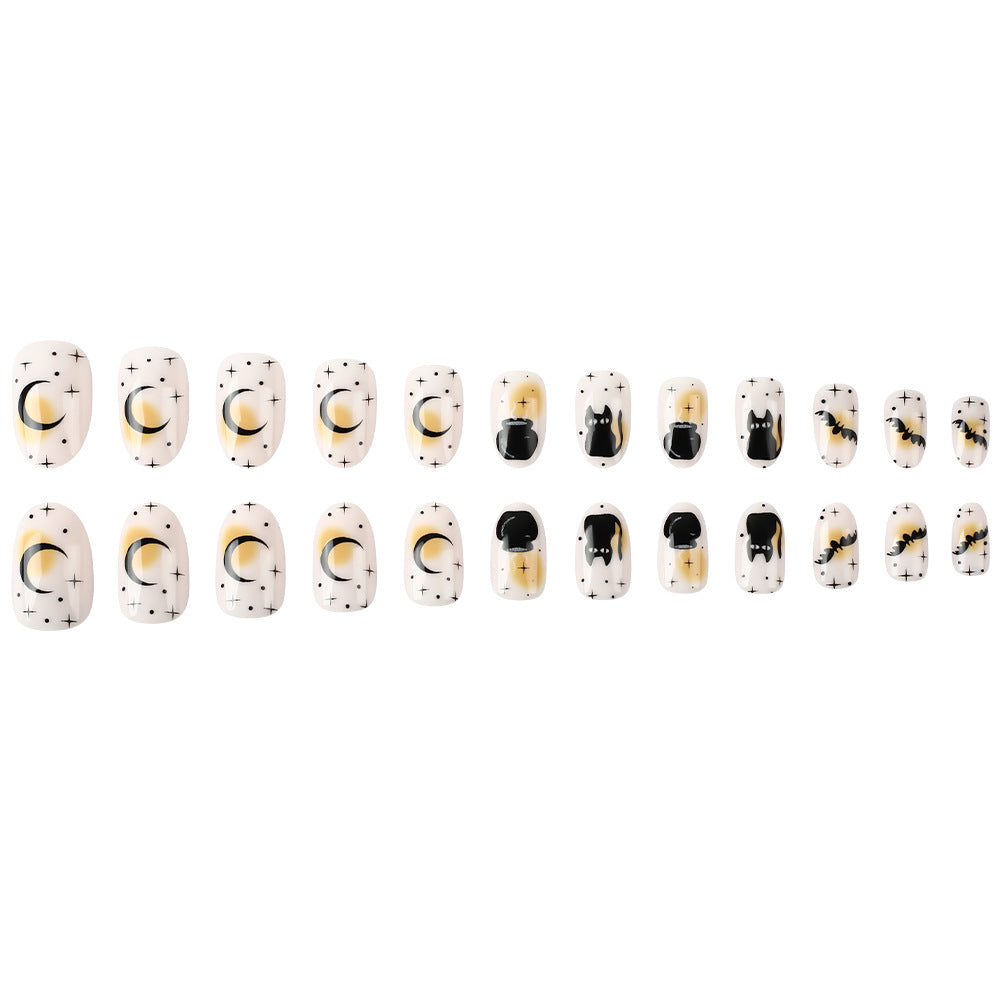 Halloween-Themed Nail Art Design Bowlift