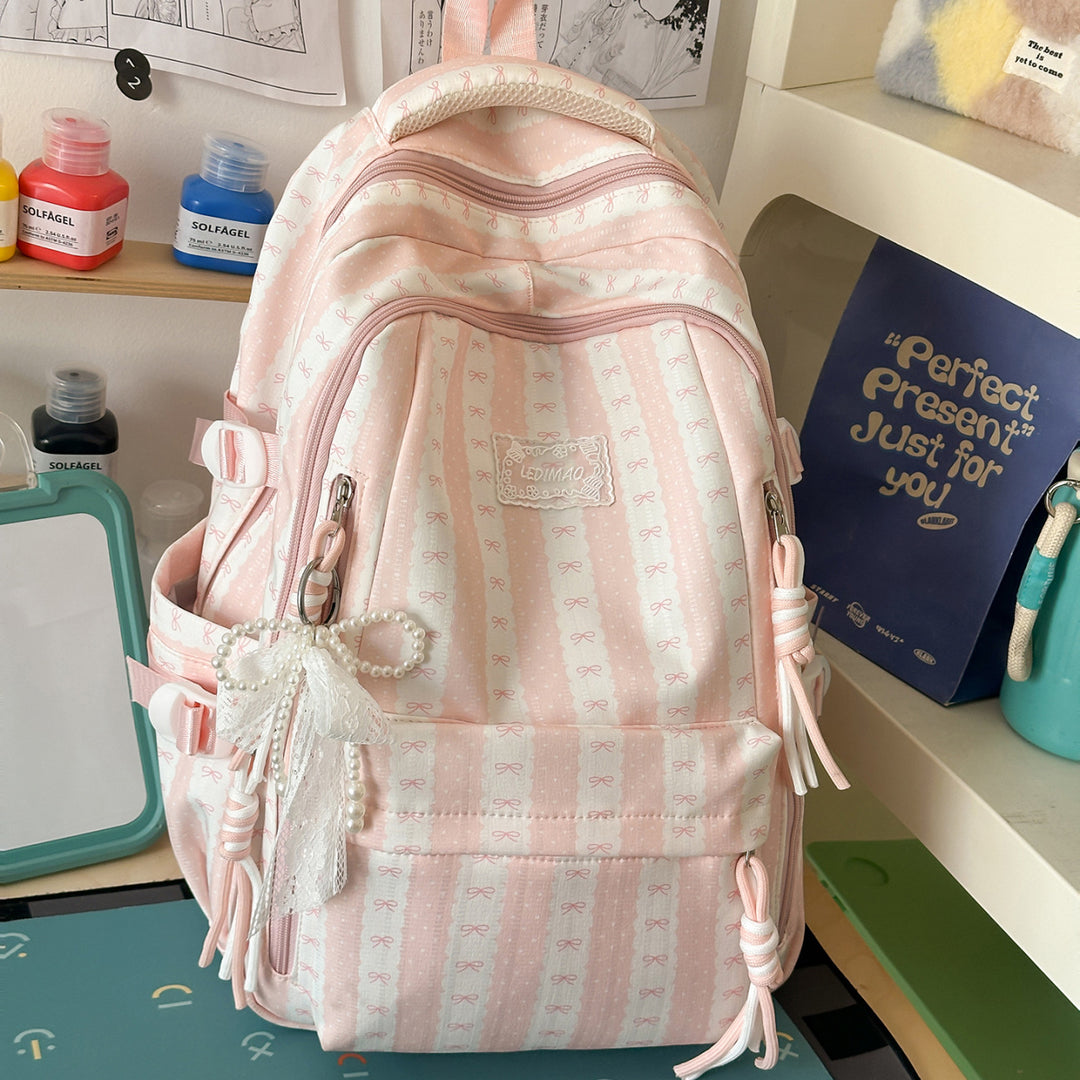 Stylish Striped Backpack