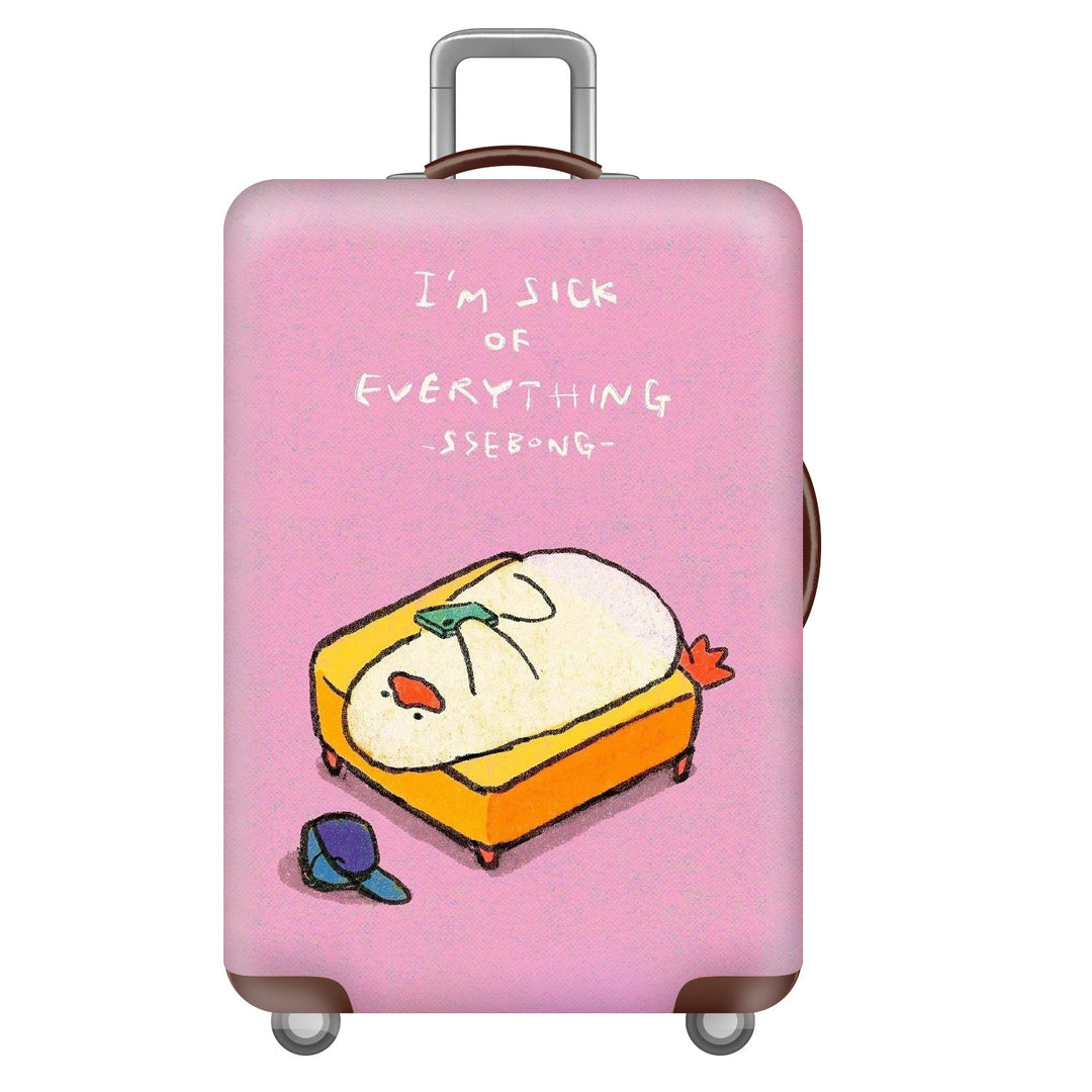Women’s Hardshell Luggage with Creative Cartoon Design Bowlift