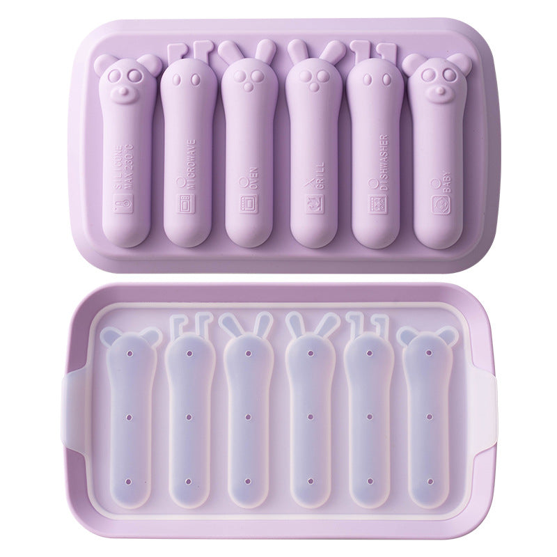 Silicone ice cube mold with animal motifs Bowlift