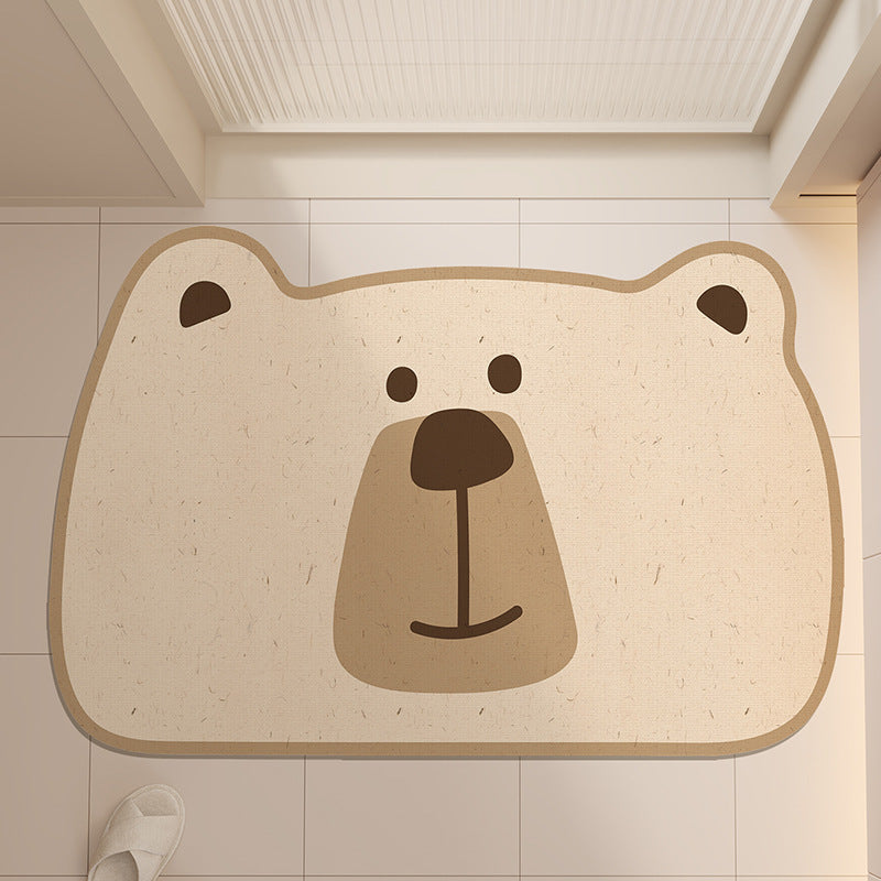Adorable Frog-Shaped Bath Mat