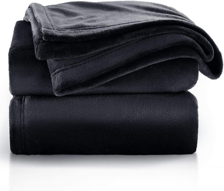 Ladies Cozy Plush Blanket with Reversible Design Bowlift