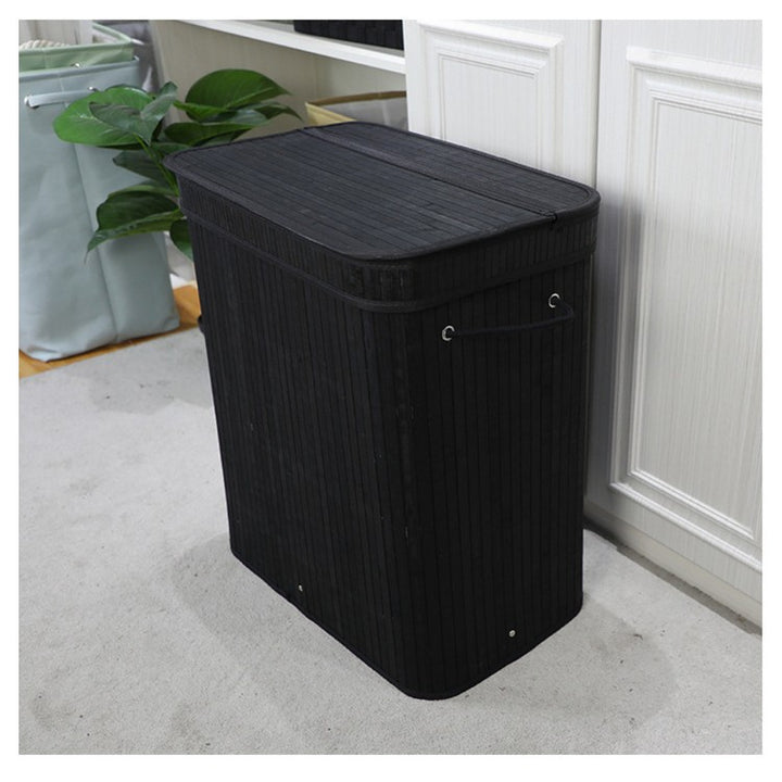 Elegant Laundry Basket Made of Natural Bamboo Bowlift