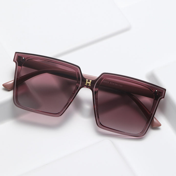 Women's square sunglasses with elegant gradient Bowlift