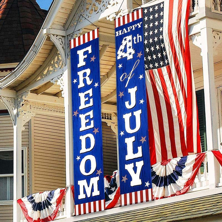 Unisex nan hanging patriotic door banner set Bowlift