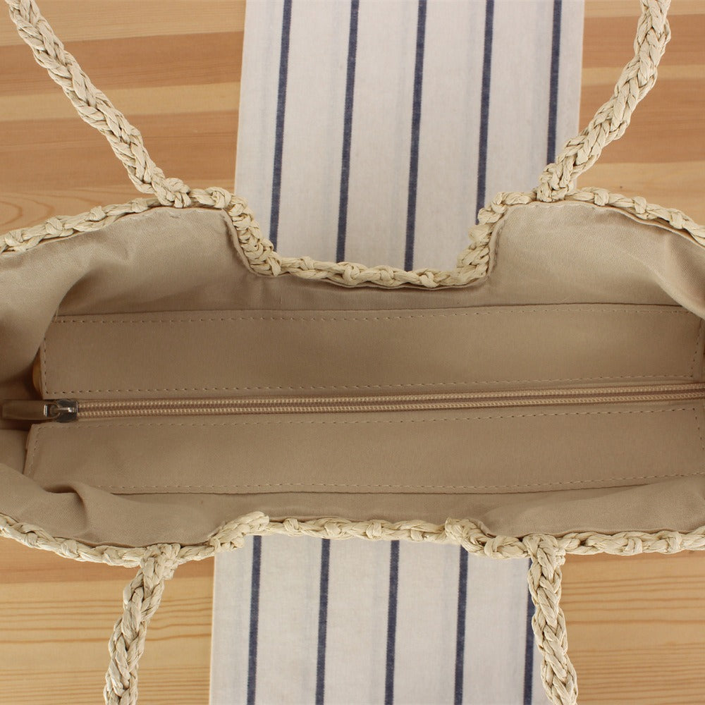Basket bag with unique woven design Bowlift