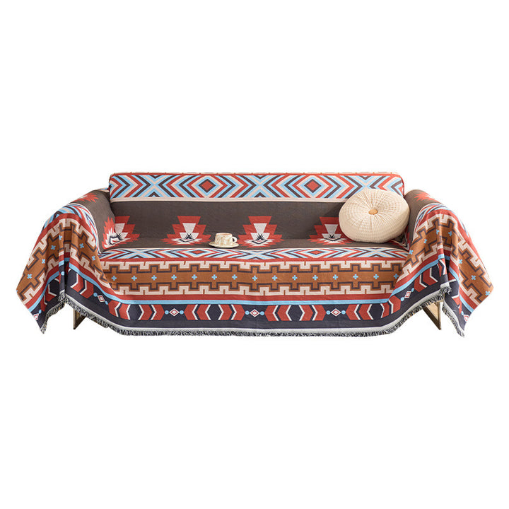 Geometric Patterned Throw Blanket