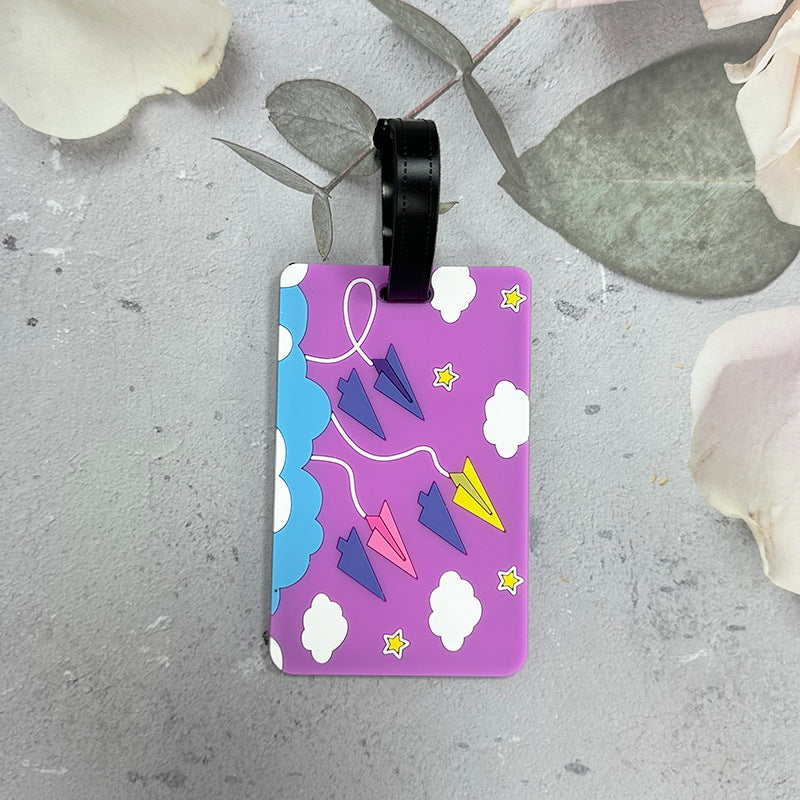 Airplane-Themed Luggage Tag Bowlift