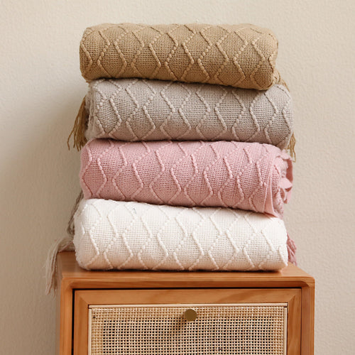 Luxurious Textured Throw Blanket