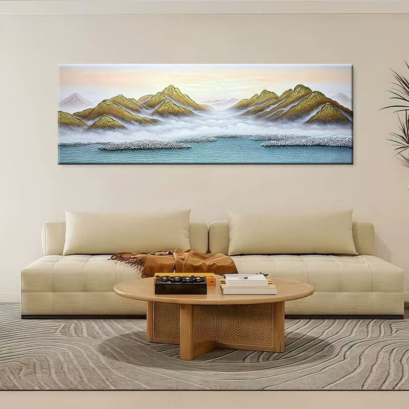 Scenic Mountain Landscape Canvas Artwork