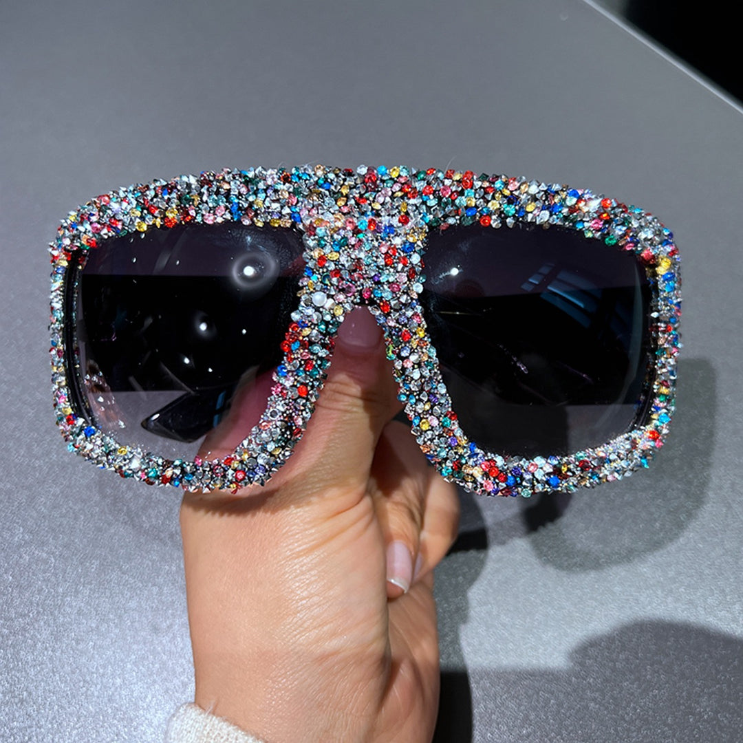 Ladies extravagant crystal sunglasses Bowlift
