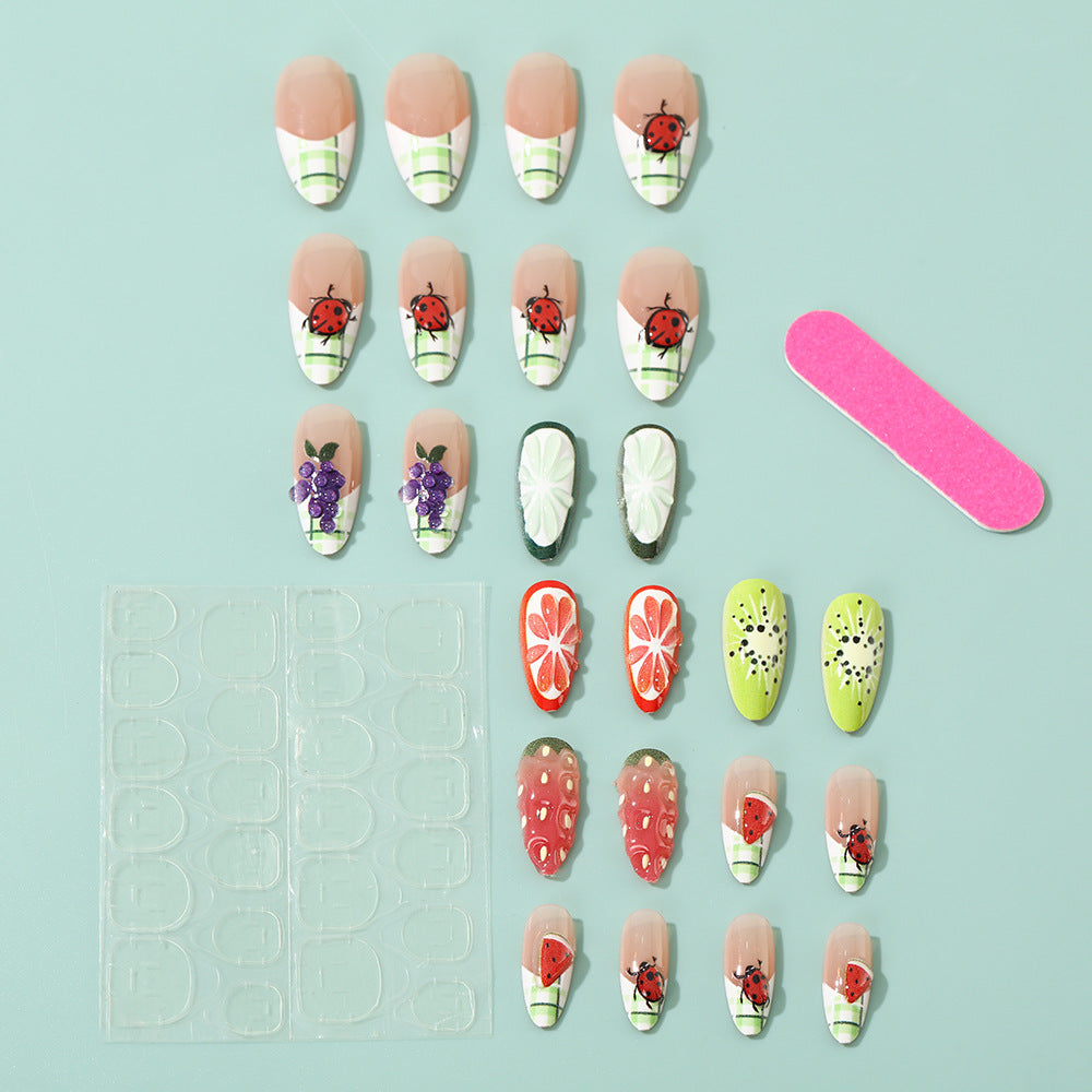 Creative and cheerful art nails Bowlift