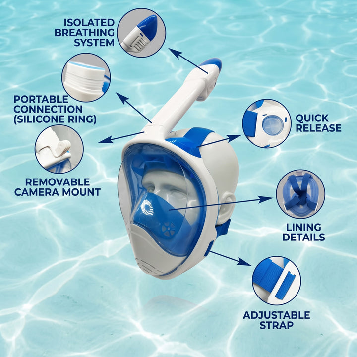 Full Face Snorkel Mask Bowlift