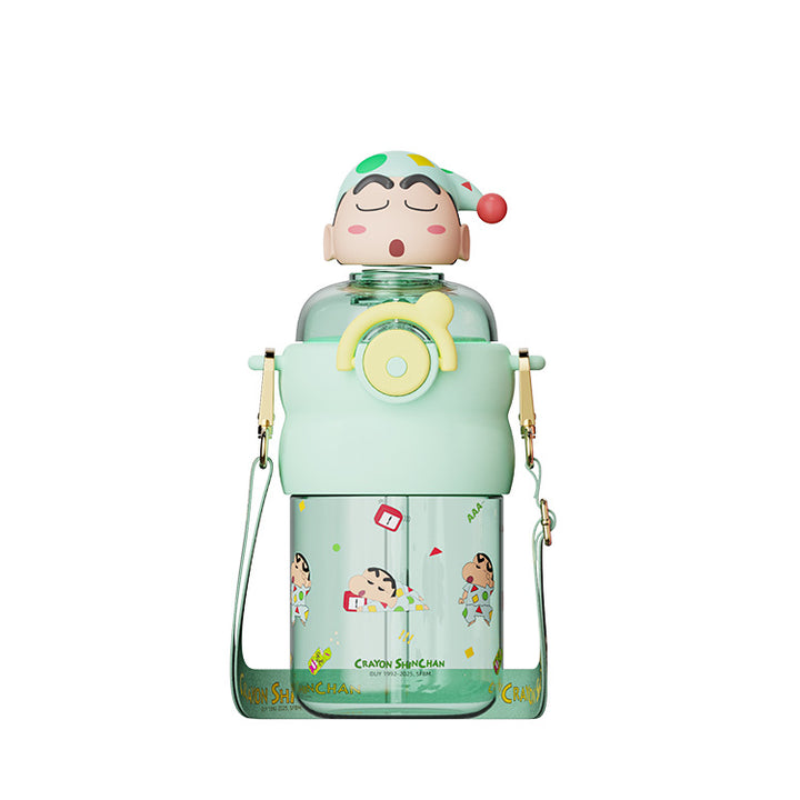 Women's drinking bottle with creative character design Bowlift