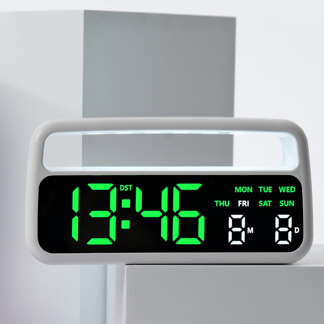 Digital Alarm Clock with Large LED Display and Smart Features Bowlift