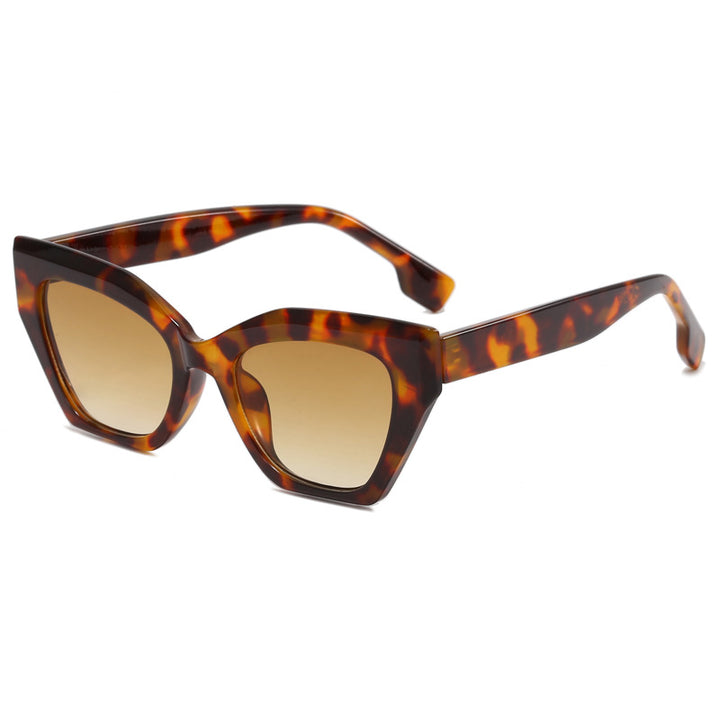 Women’s asymmetrical oversized sunglasses with trendy frame Bowlift