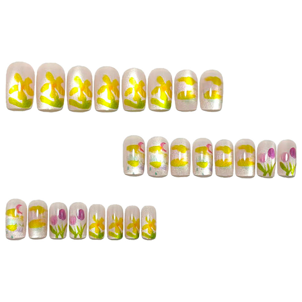 Creative Nail Art with Floral Designs Bowlift