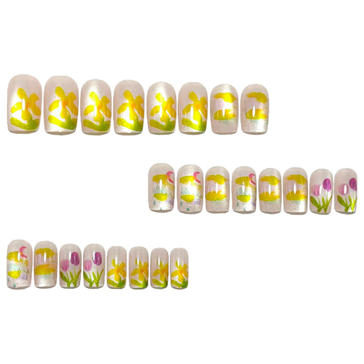 Creative Nail Art with Floral Designs Bowlift