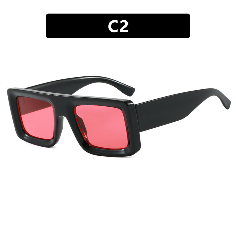 Women's fashionable square sunglasses with sturdy frame and protective lenses Bowlift
