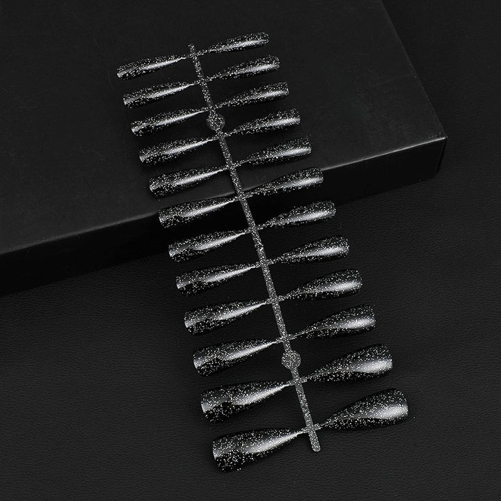 Glittering artificial nails in elegant design Bowlift
