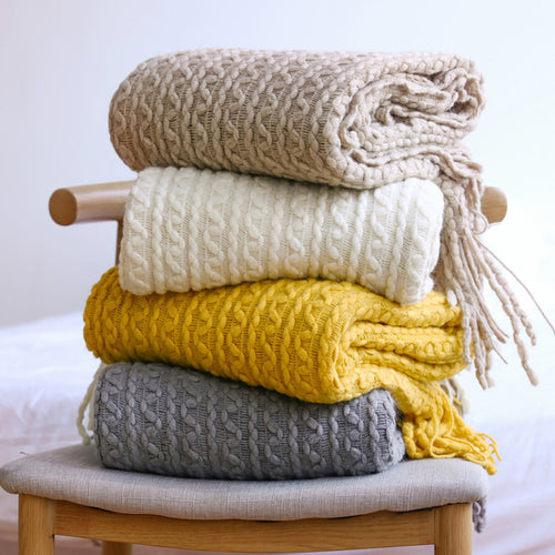 Textured Knit Scarf