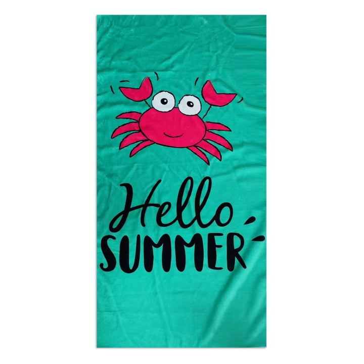 Beach towel with stylish palm motif Bowlift