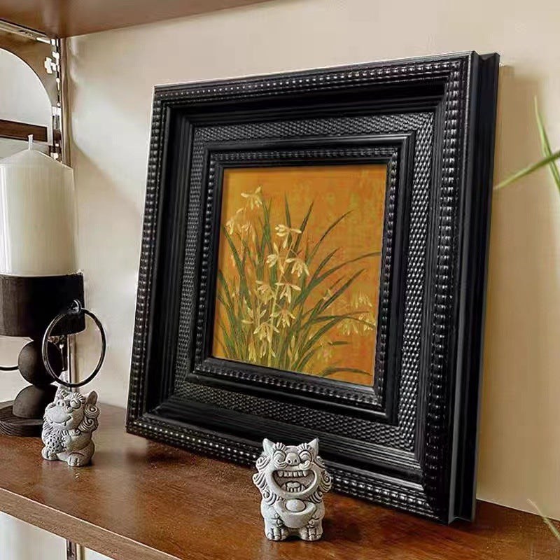 Elegant Framed Bamboo Art Print