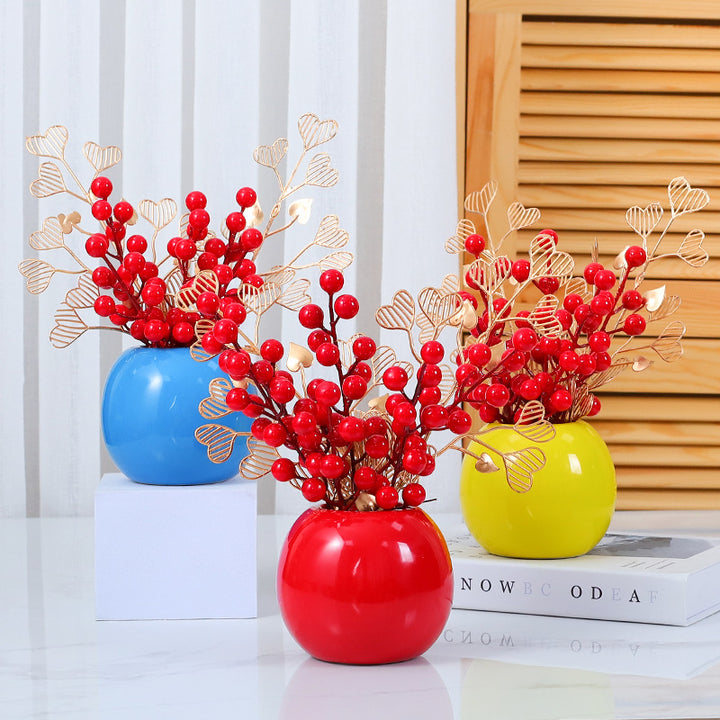 Heart-Shaped Decorative Floral Arrangement