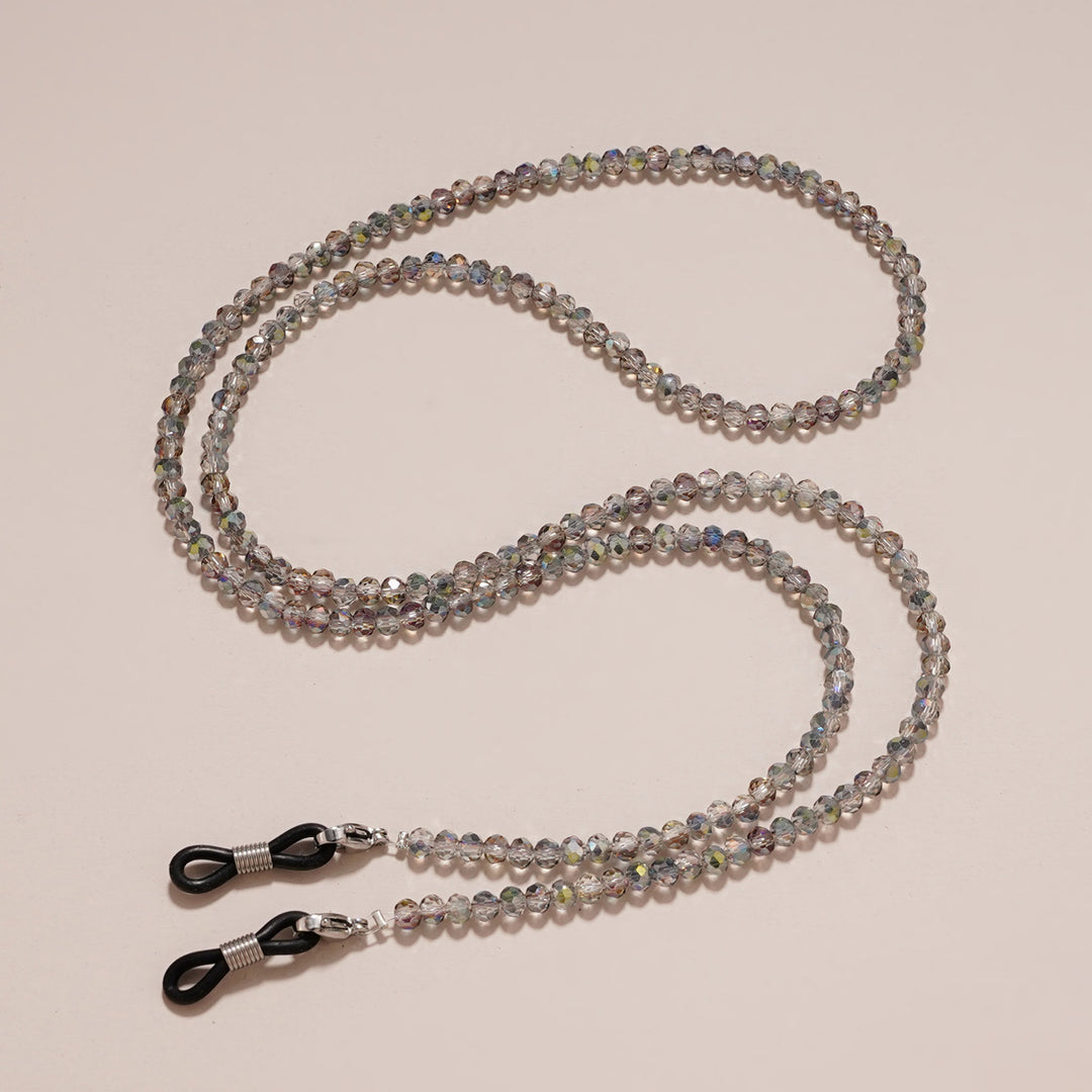 Gemstone-Accented Eyewear Chain Bowlift