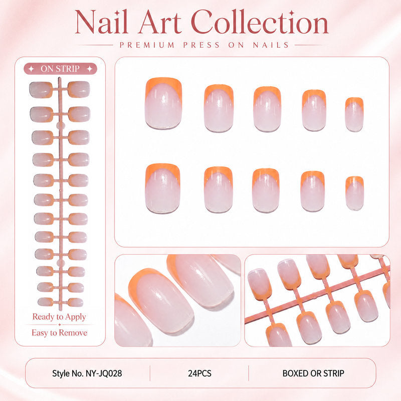 Acrylic nail set with colorful gradients Bowlift