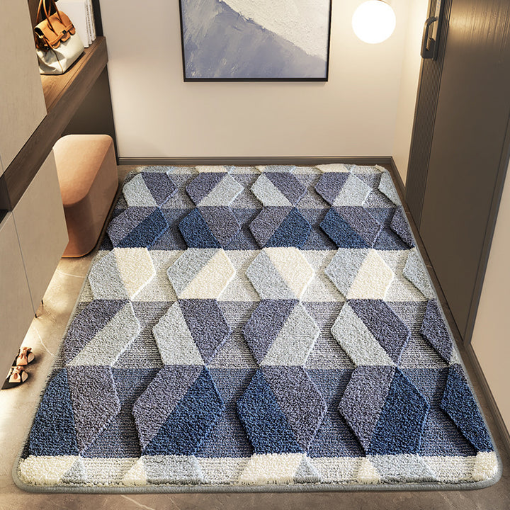 Geometric Pattern Area Rug Bowlift