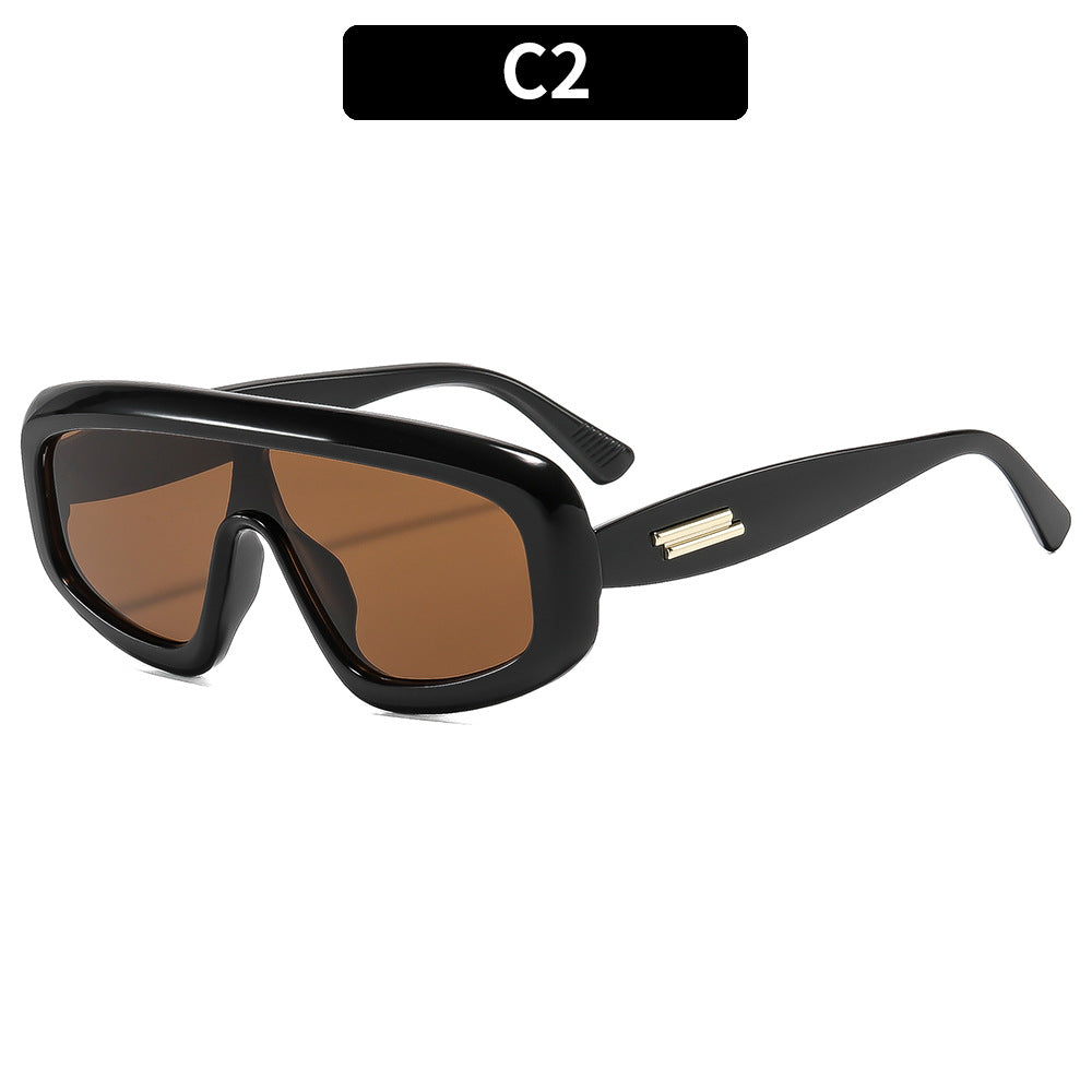 Futuristic Retro Shield Sunglasses