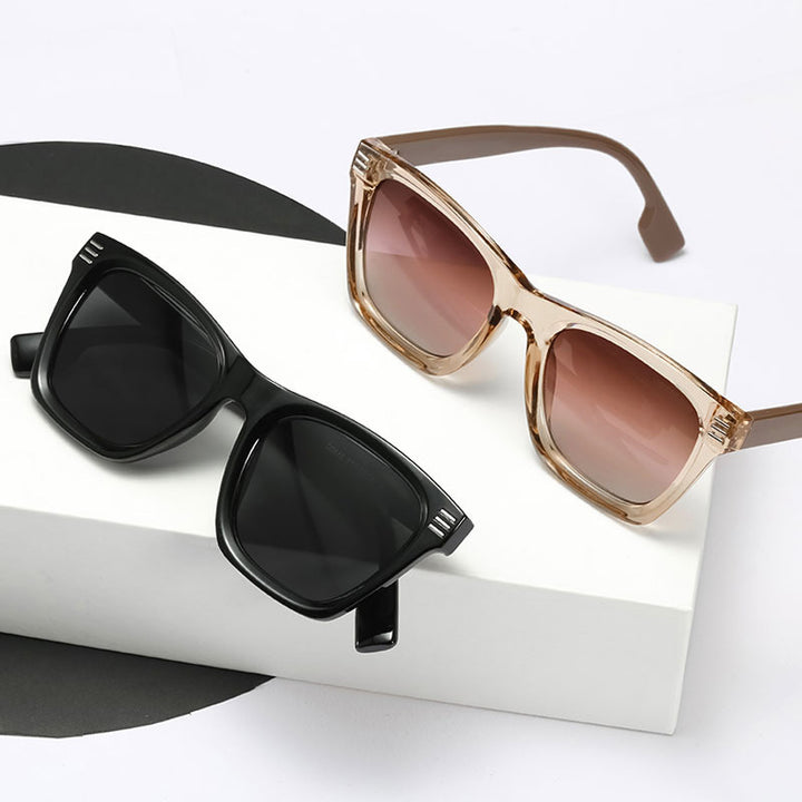 Women oversized sunglasses with unique tortoiseshell pattern Bowlift