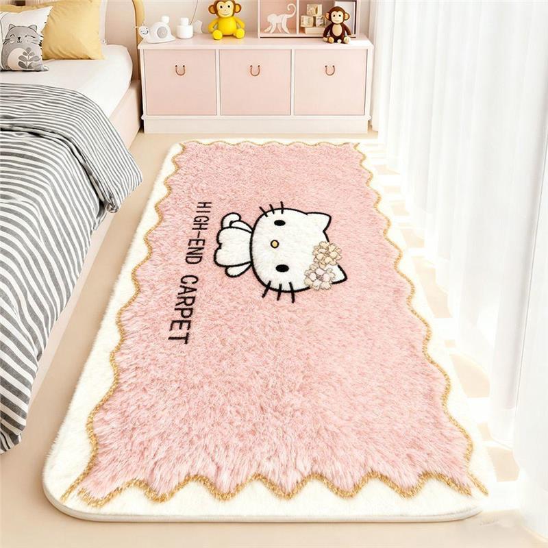 Cute Bunny-Themed Floor Mat