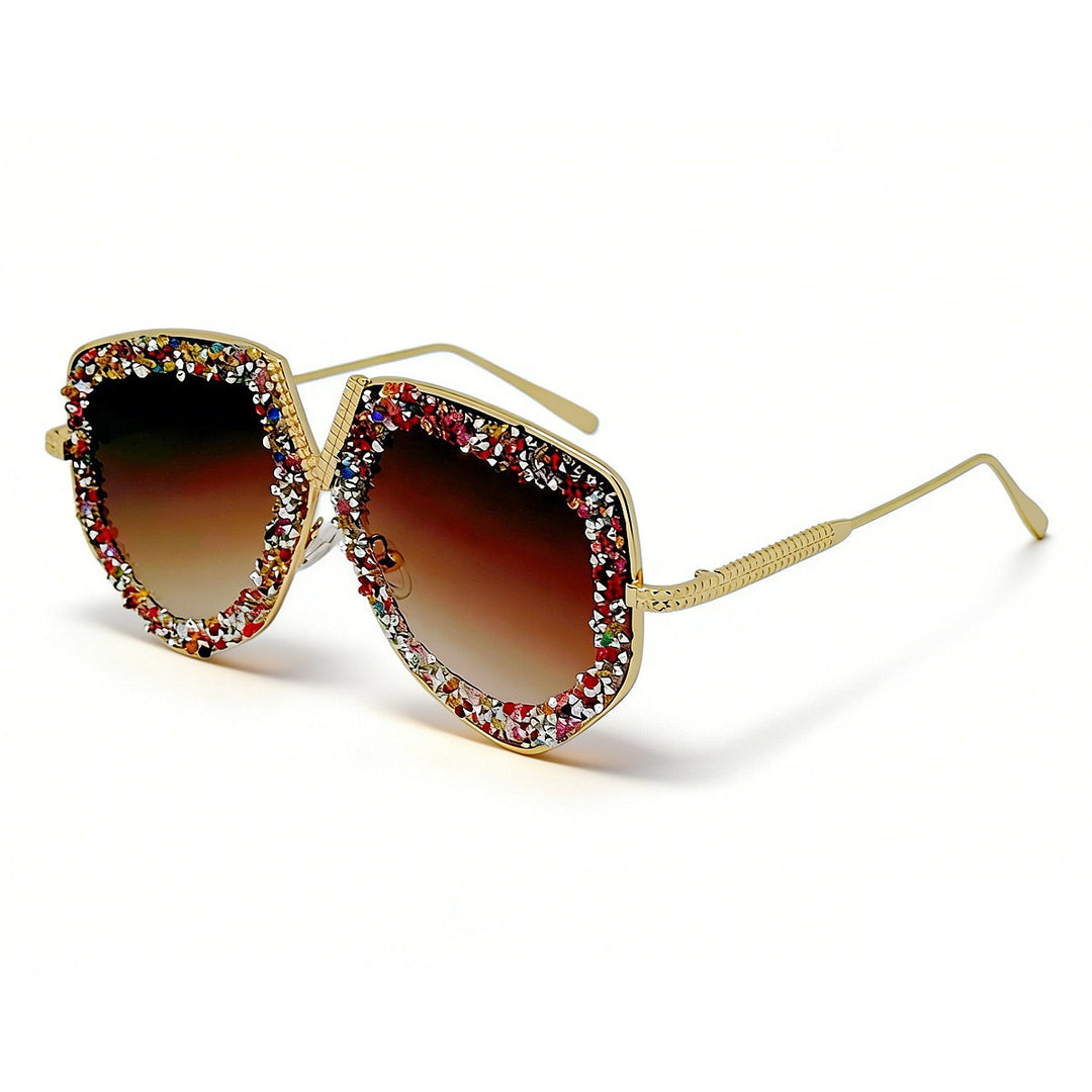 Ladies fashionable sunglasses with sparkling frame and elegant shape Bowlift