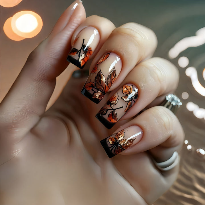 Artificial nails in artistic floral design Bowlift