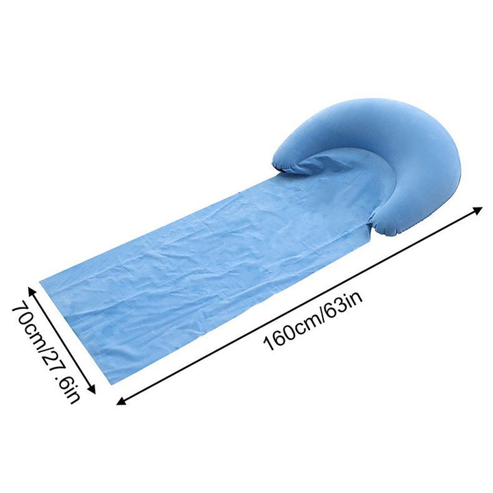 Women Inflatable Relax Lounger with Integrated Headrest Bowlift