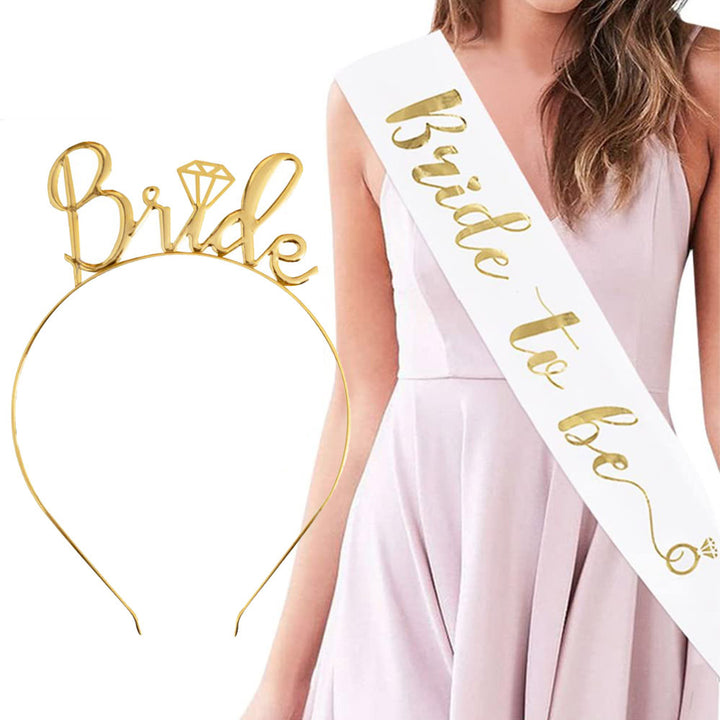 Women's Wedding Crown with Text Bowlift